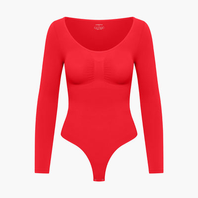 Shapewear Sculptant à Manches Longues avec String - Vente Exclusive