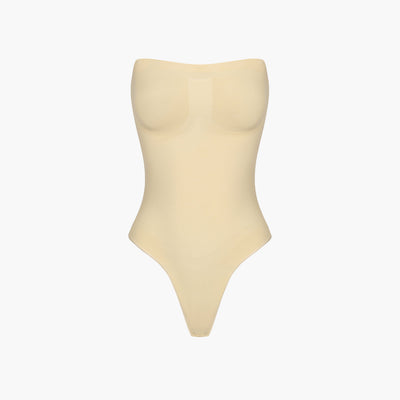 Soutien-gorge sans bretelles sculptant avec string - Vente exclusive