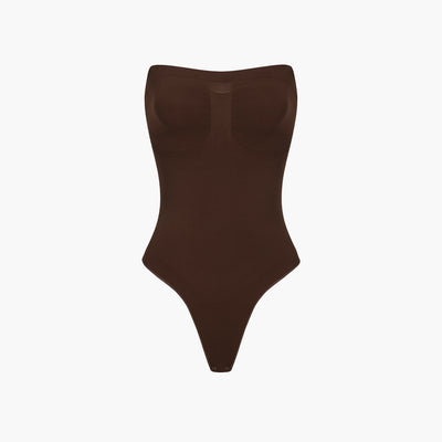 Soutien-gorge sans bretelles sculptant avec string - Vente exclusive
