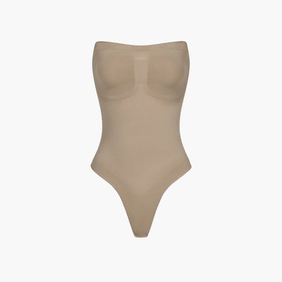 Soutien-gorge sans bretelles sculptant avec string - Vente exclusive