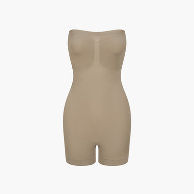 Sculpting Strapless Bodysuit with Shorts - Secret Sale