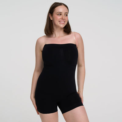 Sculpting Strapless Bodysuit with Shorts - Secret Sale