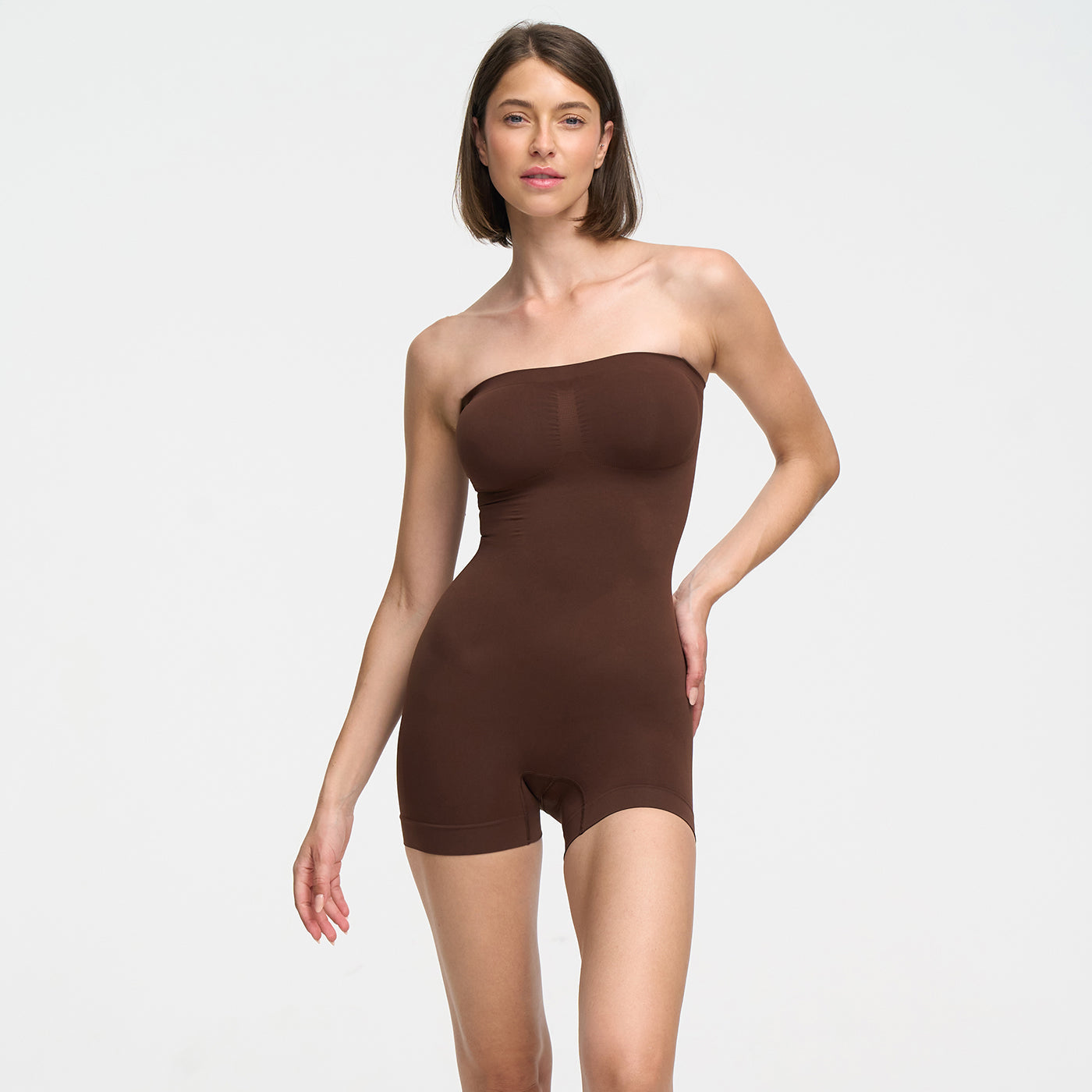 Sculpting Strapless Bodysuit with Shorts - Secret Sale