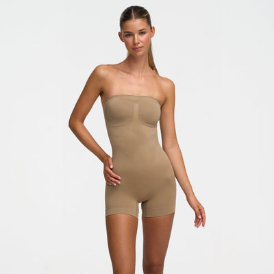 Sculpting Strapless Bodysuit with Shorts - Secret Sale
