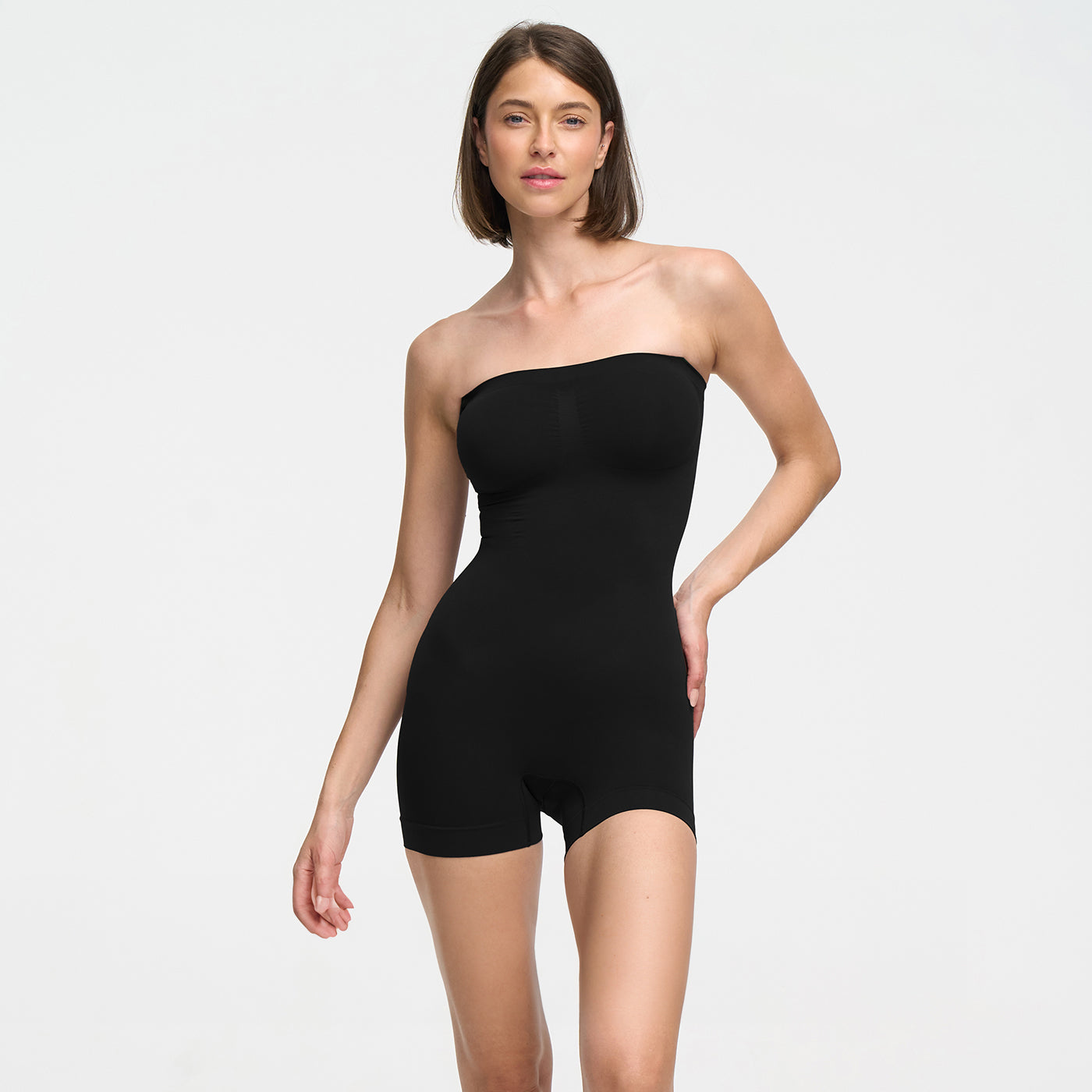 Sculpting Strapless Bodysuit with Shorts - Secret Sale