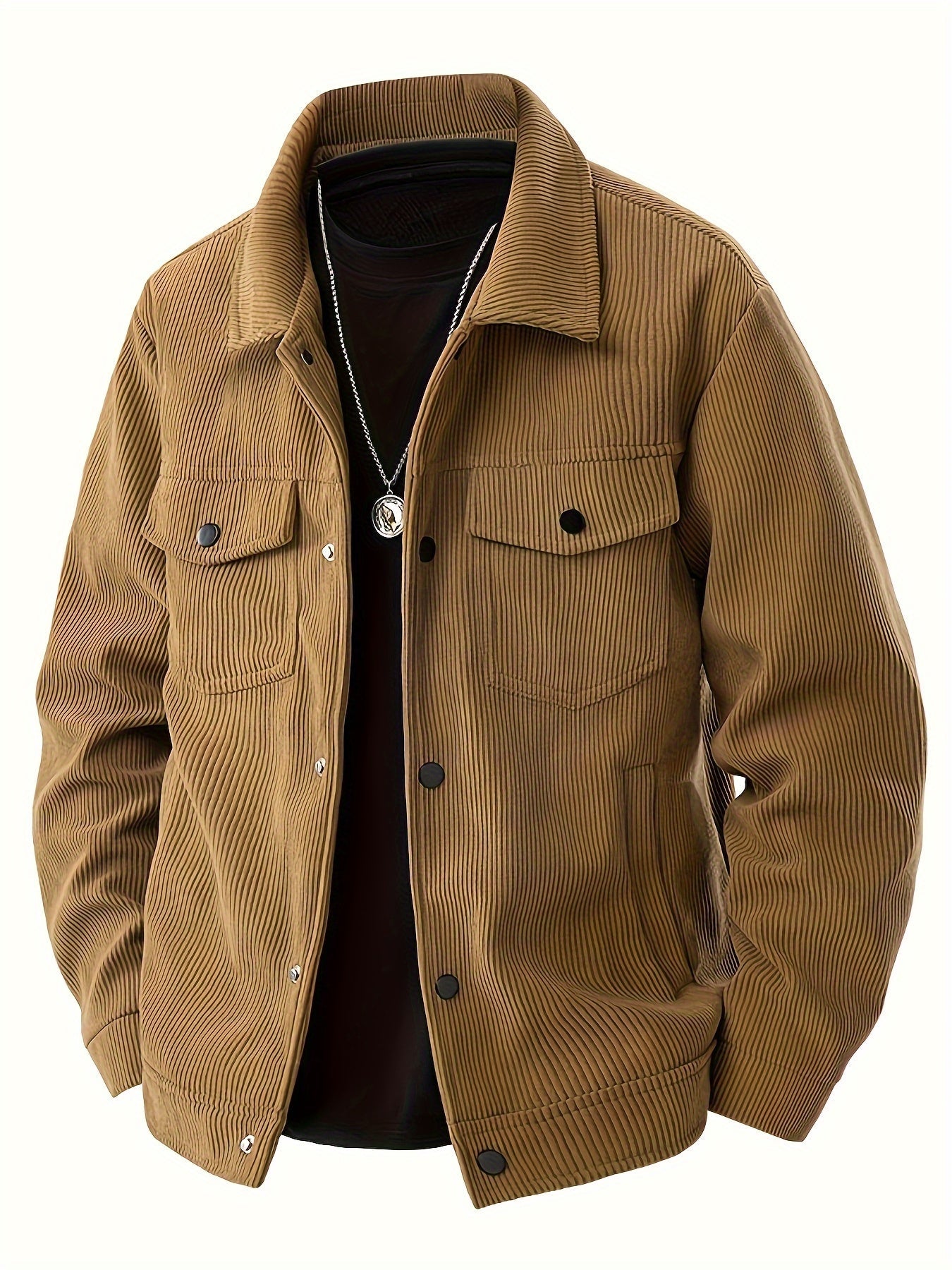 Chic Veste en Velours Côtelé