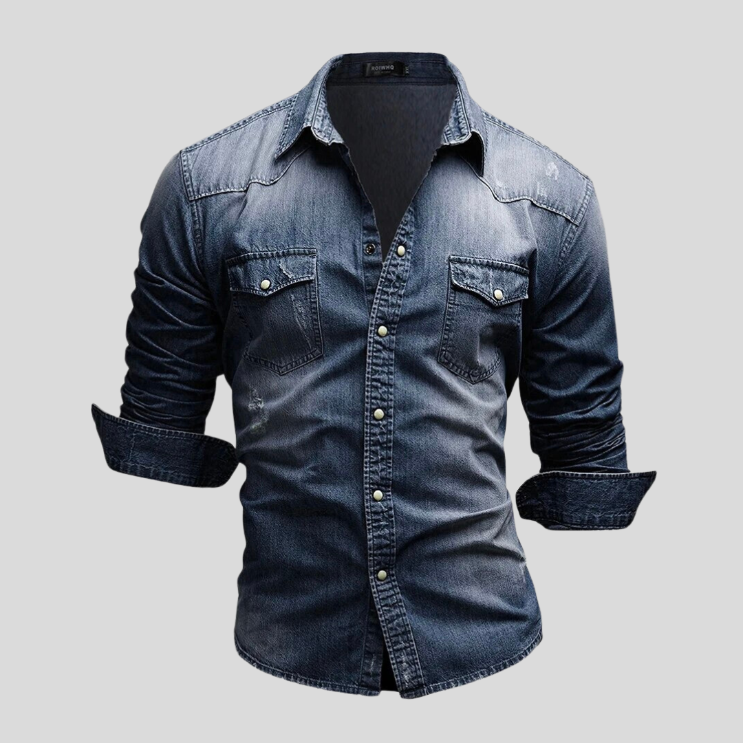Amévie - Chemise en denim au style moderne