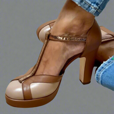 Cristina - Sandales à Talons Confortables