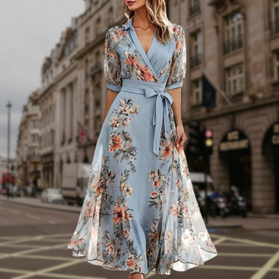 Aurora - Élégante Robe Fleurie