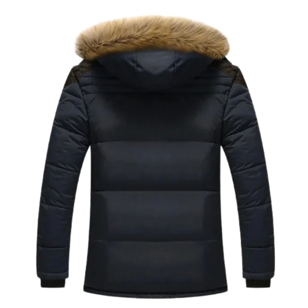 Veste d'hiver en polaire matelassée chic