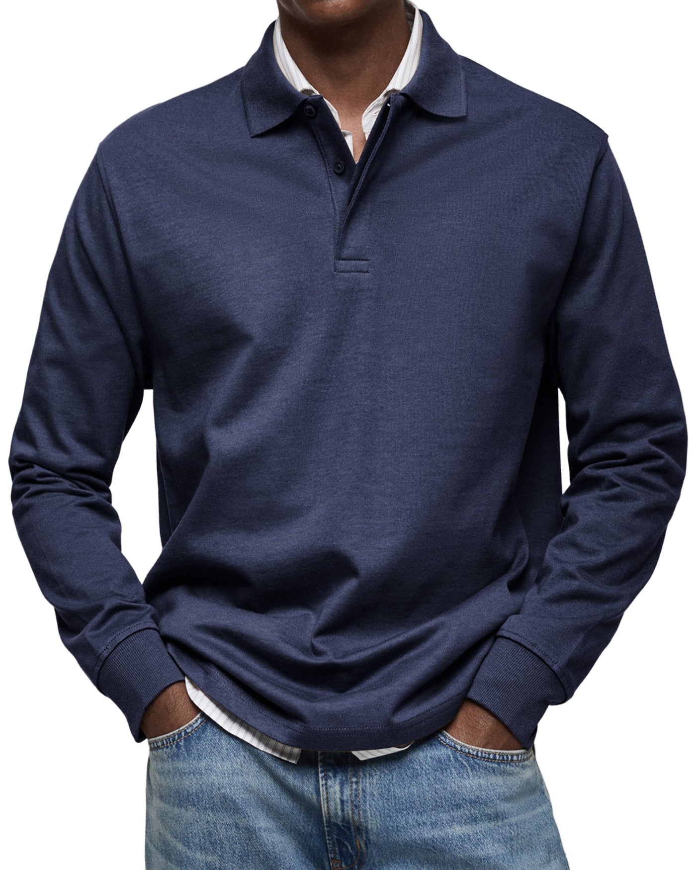 Amevie | POLO DE LUXE À MANCHES LONGUES