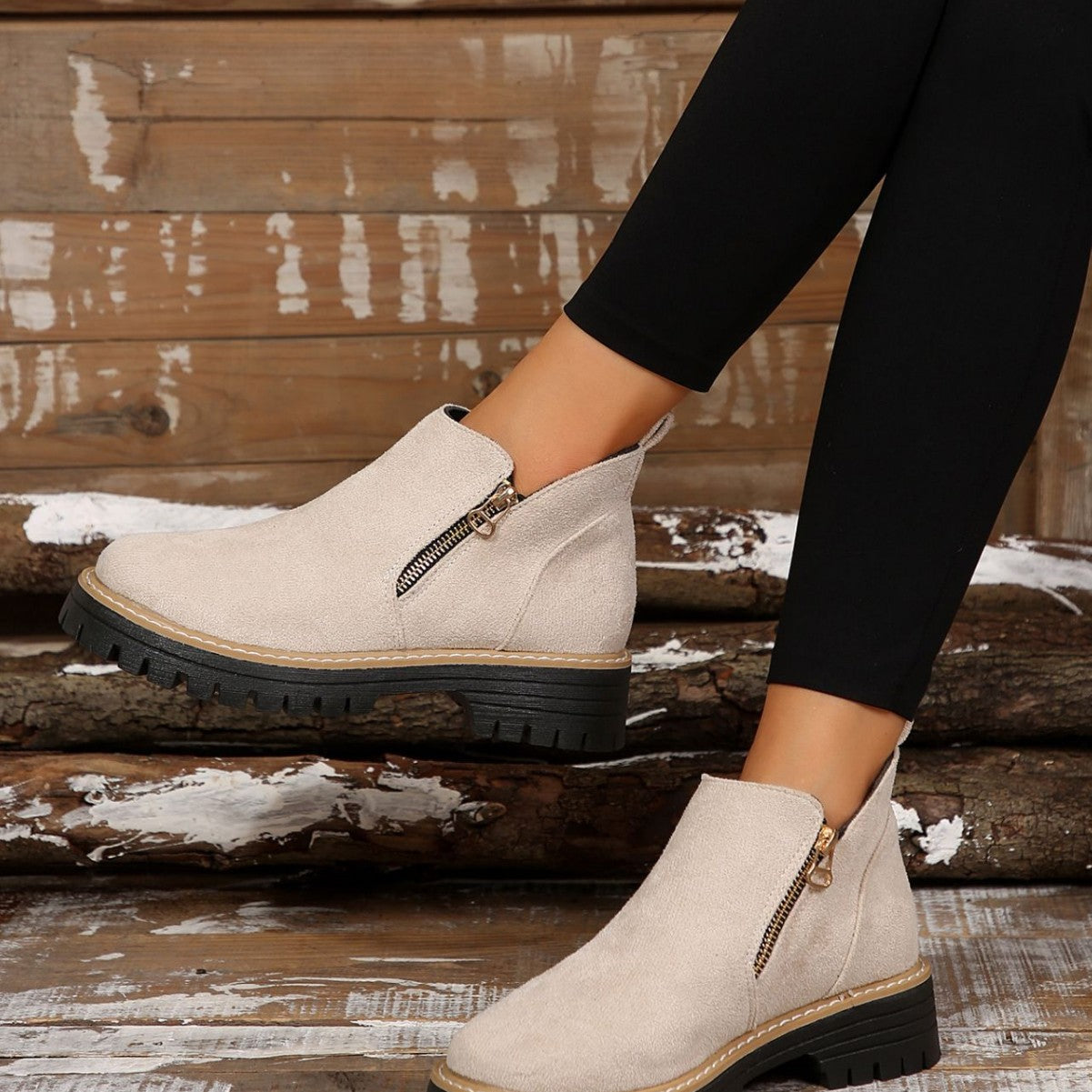 👉 Bottines orthopédiques pour femmes – Élégantes et unies