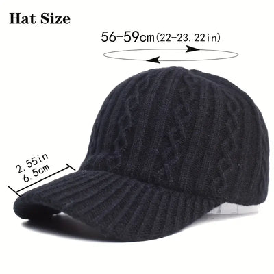 StitchRidge – Casquette de baseball tricotée