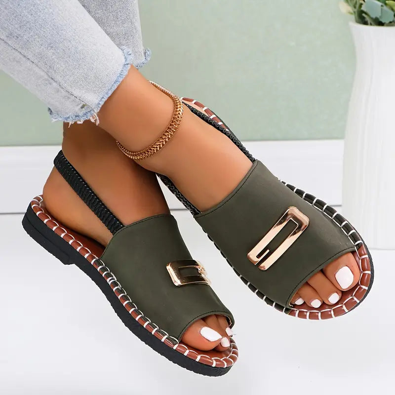 Gianna | Sandales à talon en coin orthopédique™