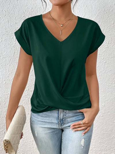 Cloé | T-shirt décontracté avec décolleté en cœur