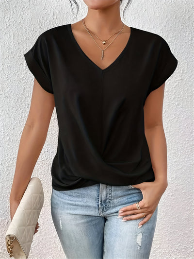 Cloé | T-shirt décontracté avec décolleté en cœur