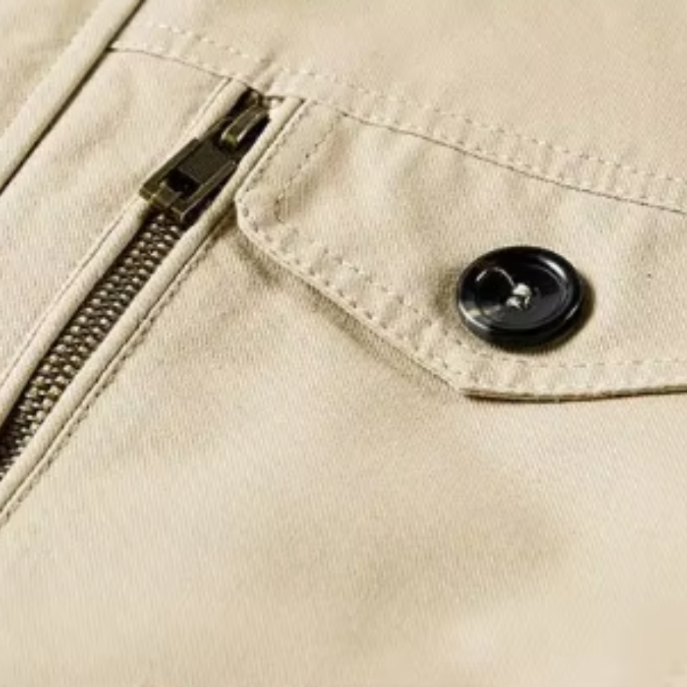 Veste chic à poches multiples