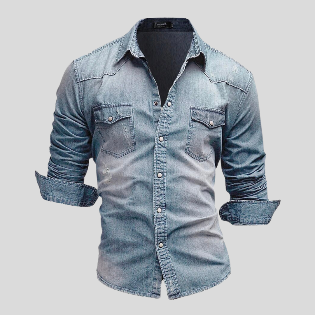 Amévie - Chemise en denim au style moderne