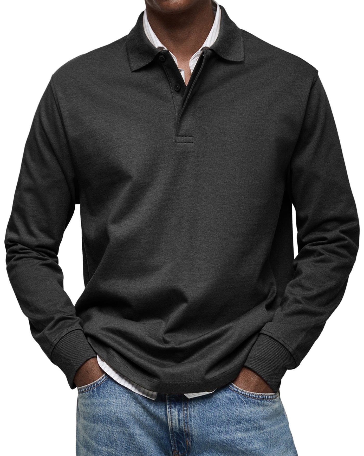 Amevie | POLO DE LUXE À MANCHES LONGUES
