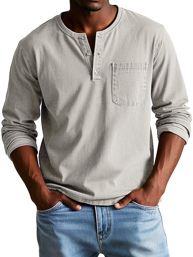 Amévie - Chemise Vintage à Manches Longues