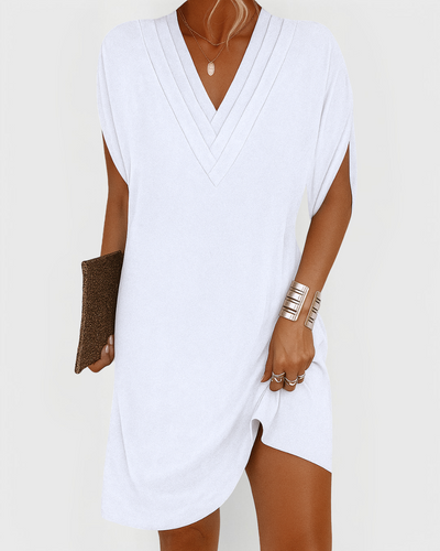 Amevie™ | Robe élégante avec décolleté en V