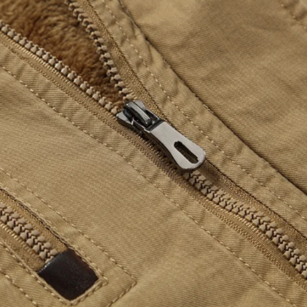 Élégant manteau d'hiver matelassé en coton