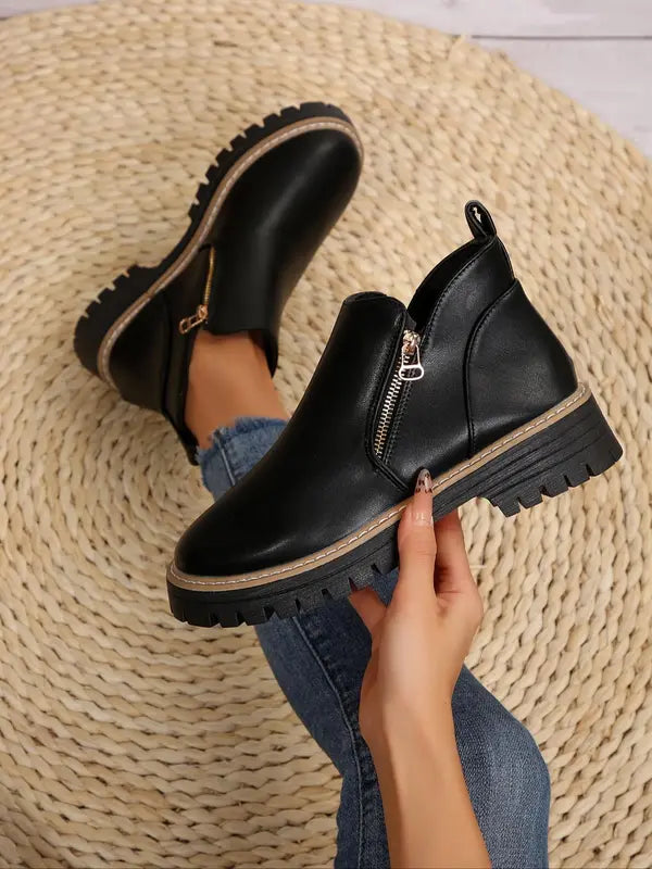 👉 Bottines orthopédiques pour femmes – Élégantes et unies