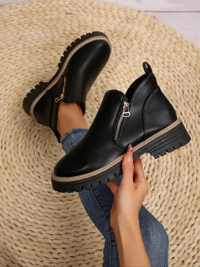 👉 Bottines orthopédiques pour femmes – Élégantes et unies