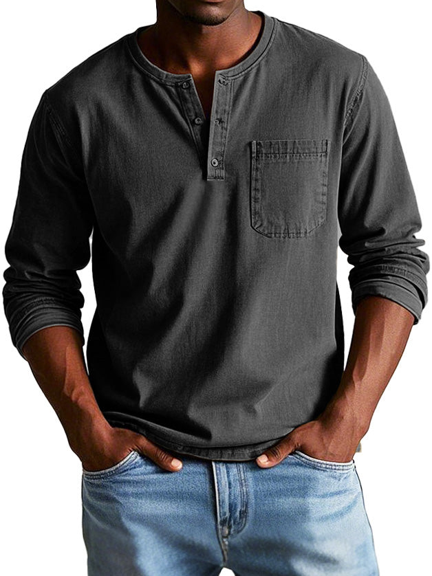 Amévie - Chemise Vintage à Manches Longues