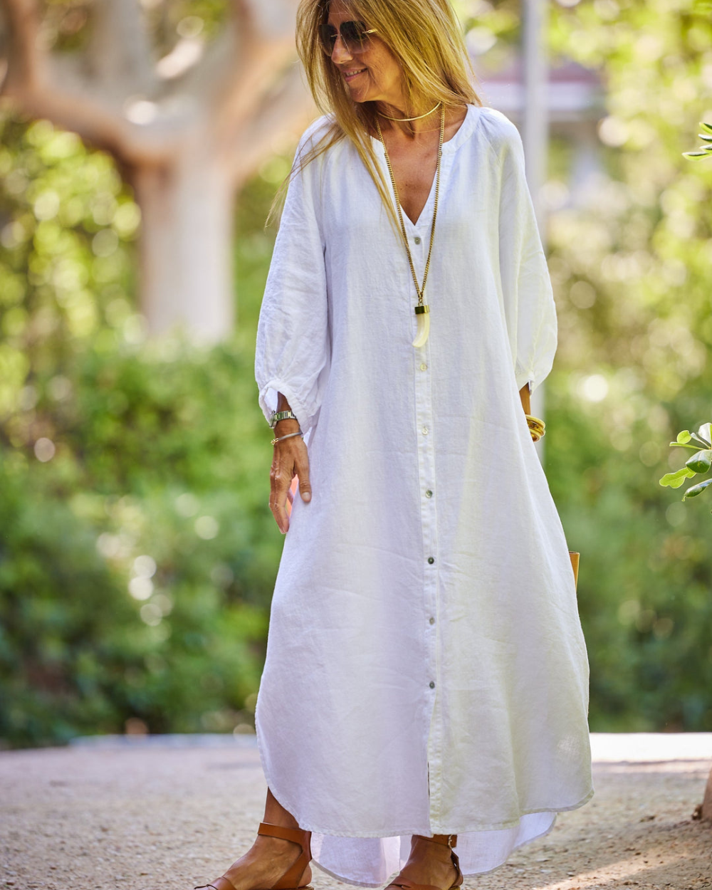 Cloé | Robe Lin Élégante