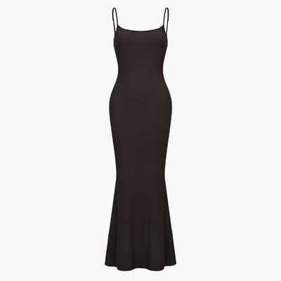 Robe maxi à bretelles côtelées - Offre exclusive