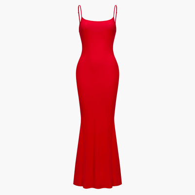 Robe maxi à bretelles côtelées - Offre exclusive
