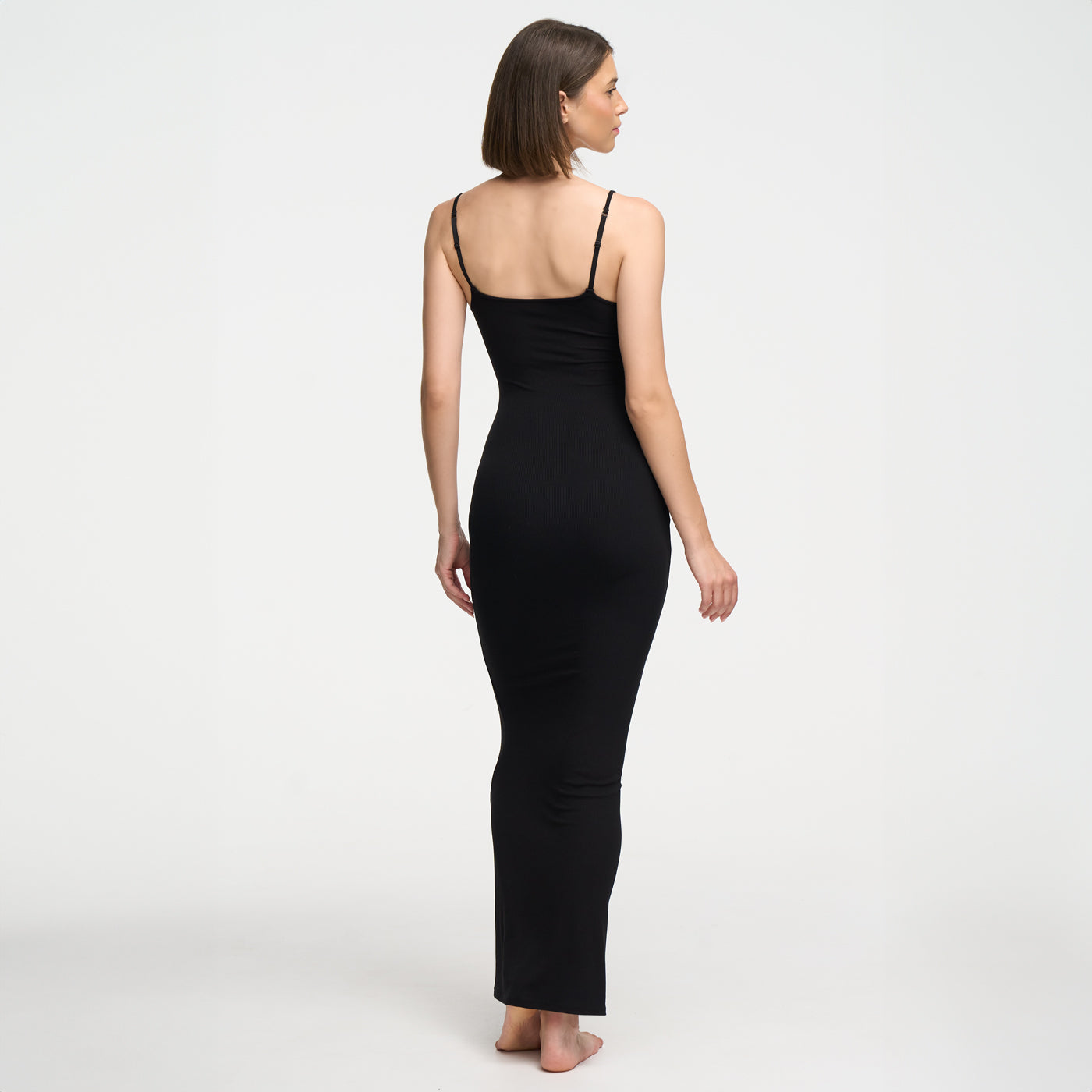 Robe maxi à bretelles côtelées - Offre exclusive