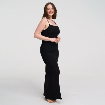 Robe maxi à bretelles côtelées - Offre exclusive