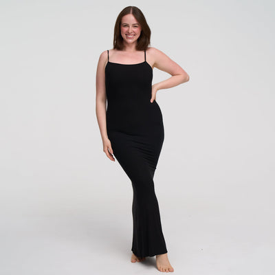 Robe maxi à bretelles côtelées - Offre exclusive