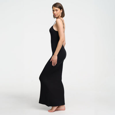 Robe maxi à bretelles côtelées - Offre exclusive