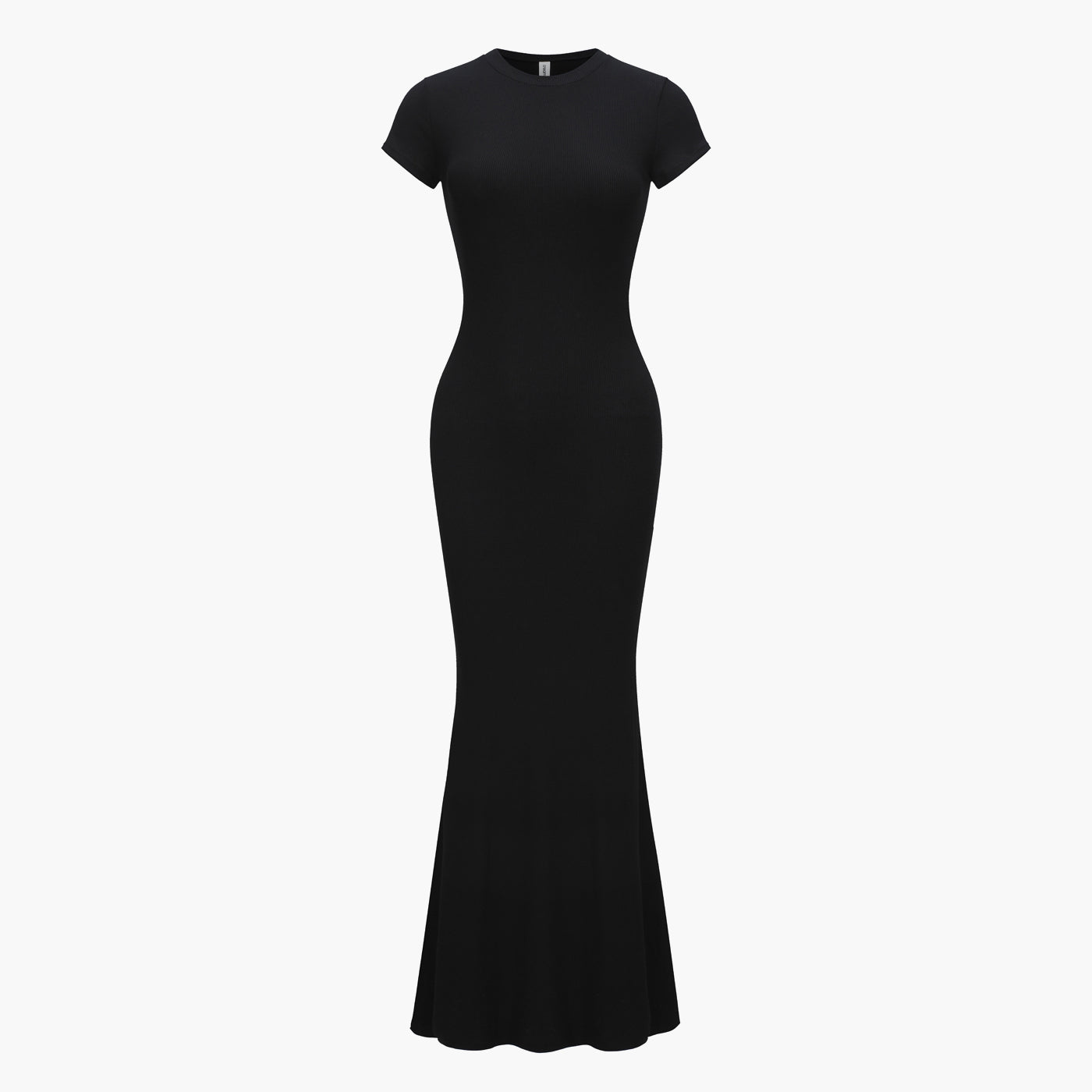 Robe T-shirt Maxi à Côtes - Vente Exclusive