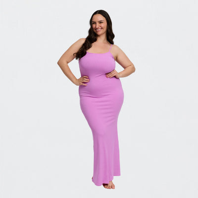 Robe maxi à bretelles côtelées - Offre exclusive