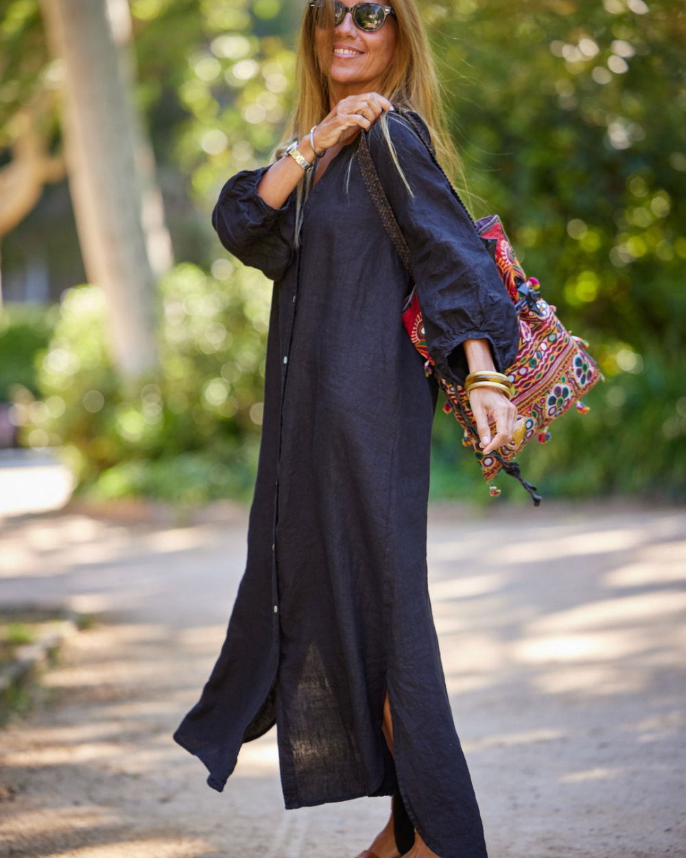 Cloé | Robe Lin Élégante