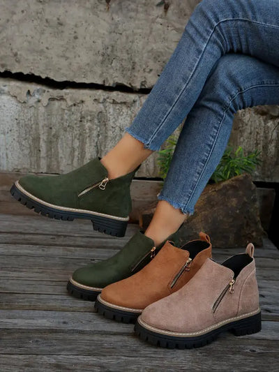 👉 Bottines orthopédiques pour femmes – Élégantes et unies