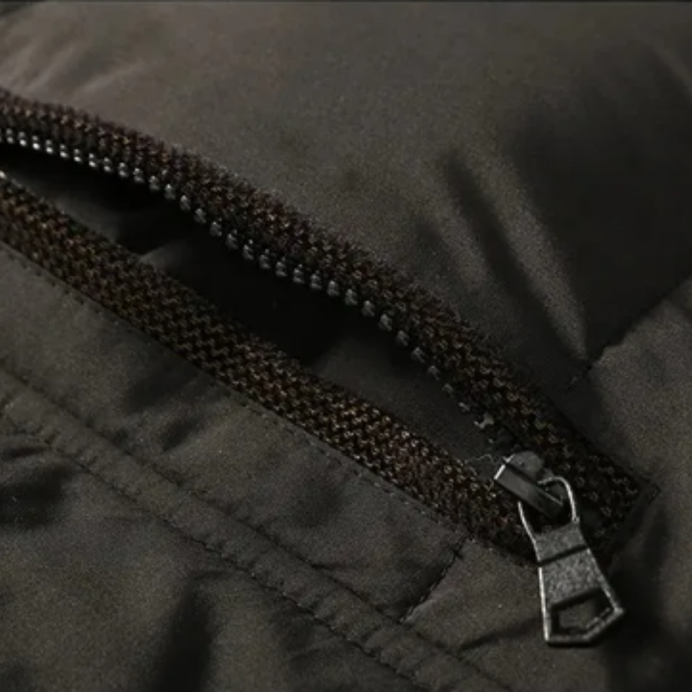 Veste d'hiver en polaire matelassée chic