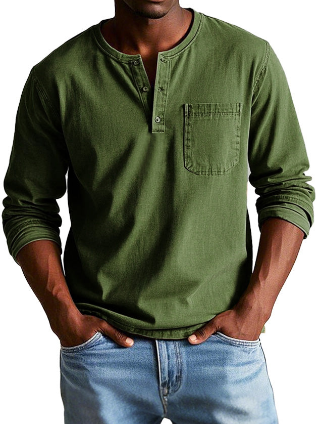 Amévie - Chemise Vintage à Manches Longues