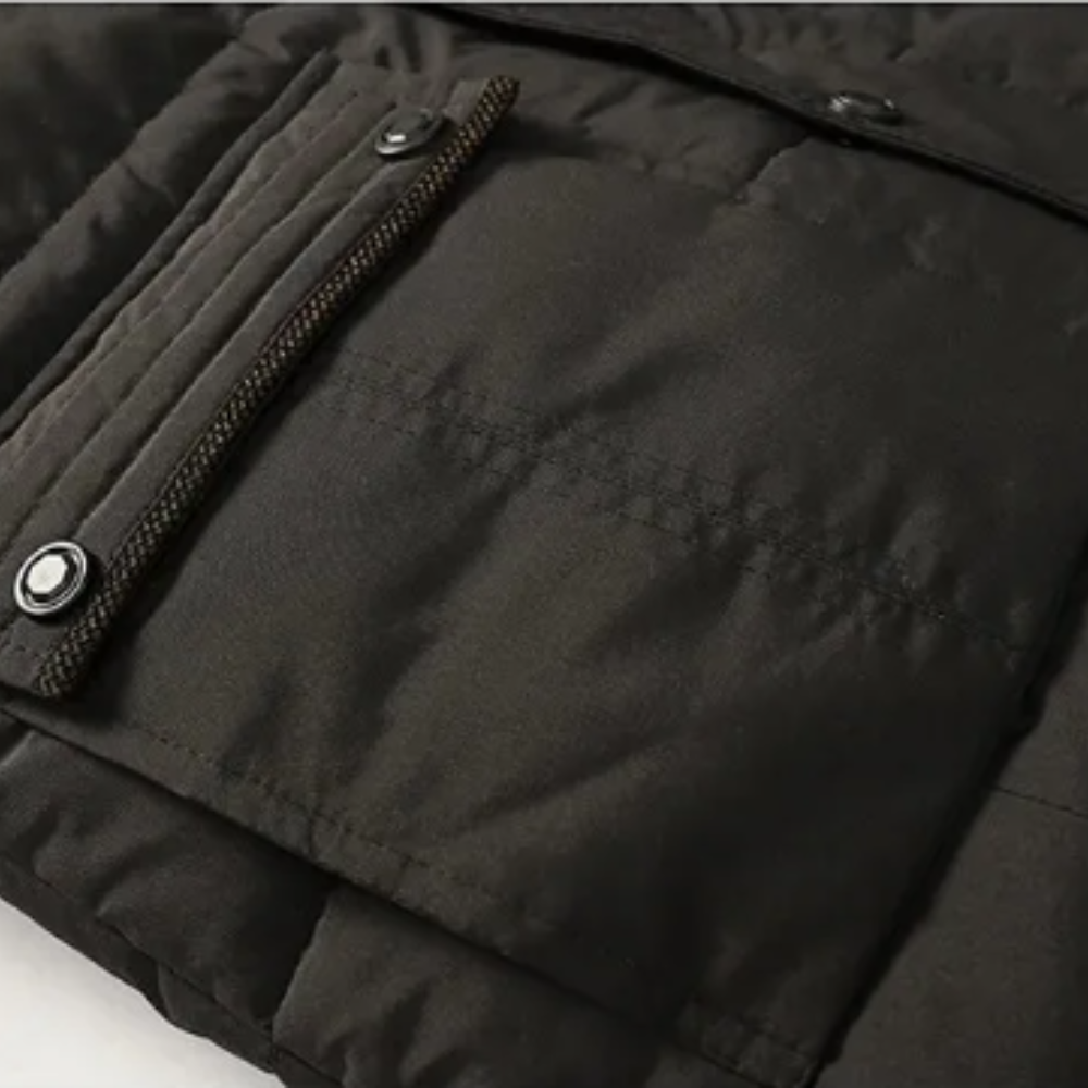 Veste d'hiver en polaire matelassée chic