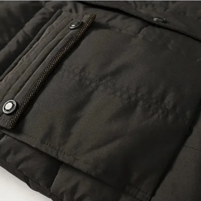 Veste d'hiver en polaire matelassée chic