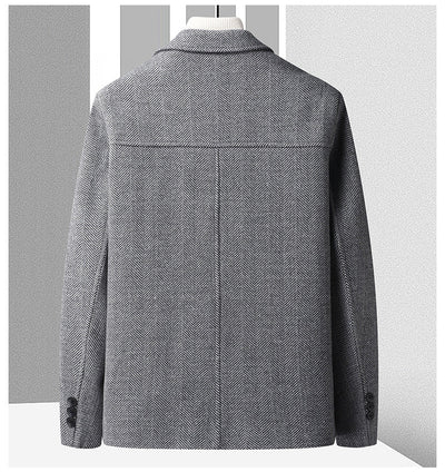 Manteau en laine à chevrons Savile 🧥