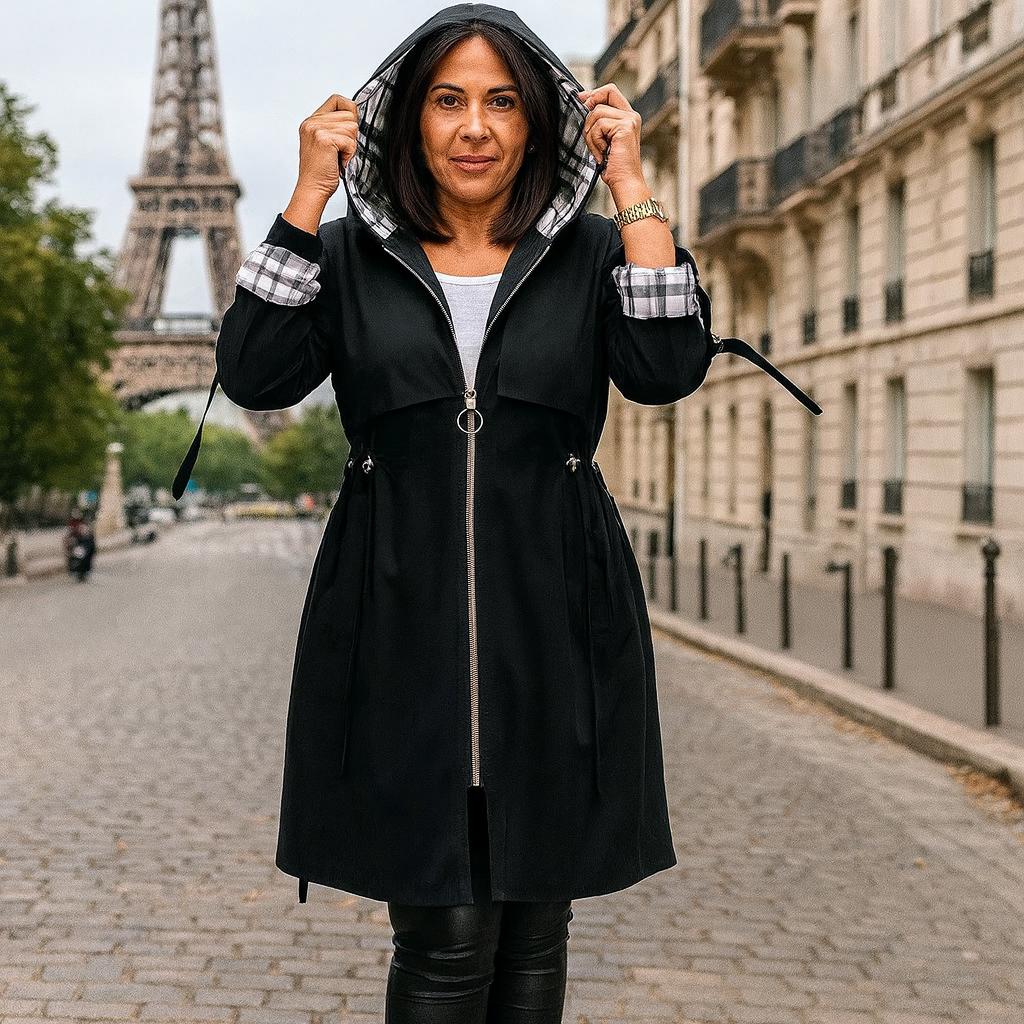 Aurélie | Manteau Femme à Fermeture Frontale