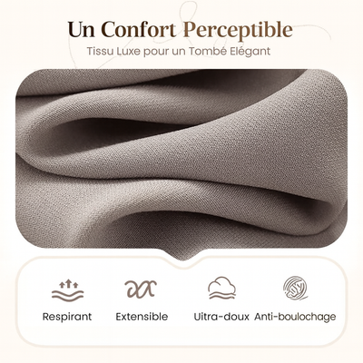 ⏳Offre temporaire⏰Élégant ensemble de 3 pièces composé d'un long gilet, d'un top et d'un pantalon💞