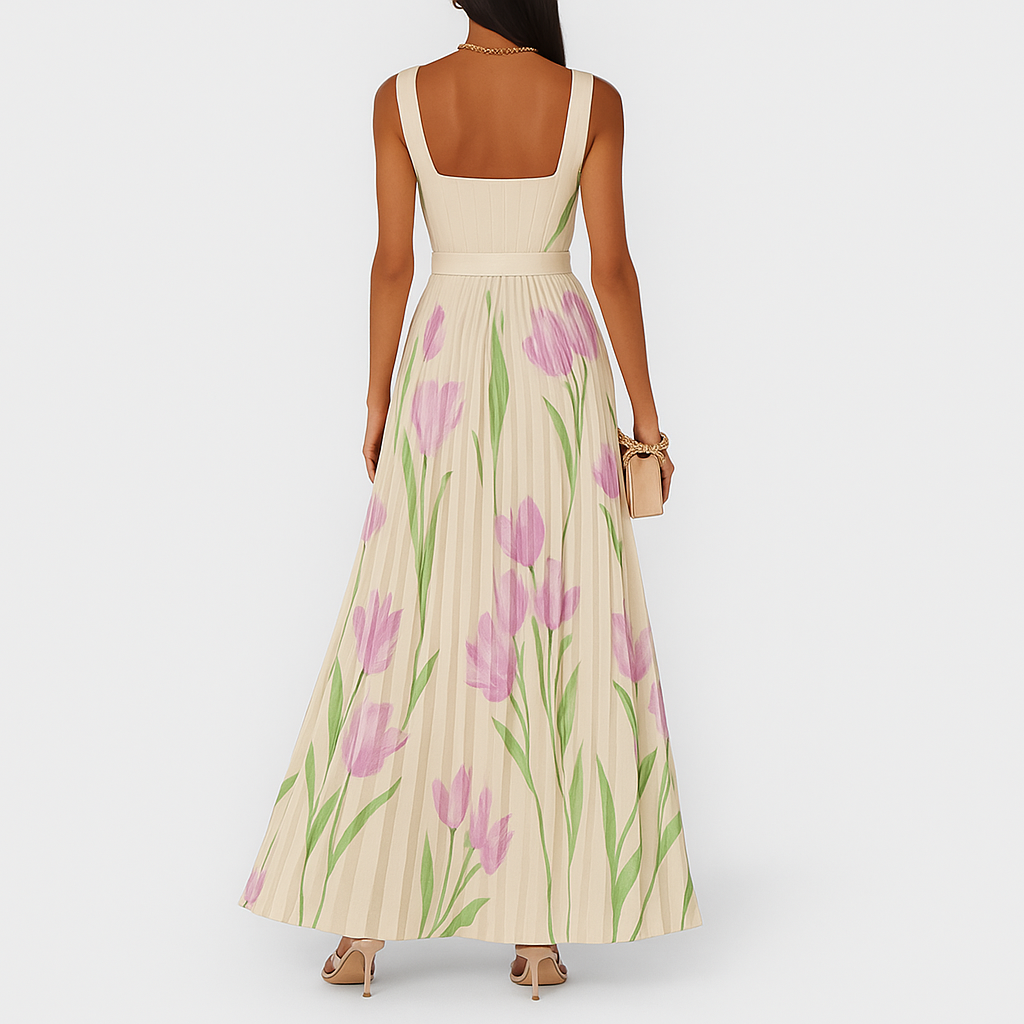 Hallie - Floral Maxi Robe