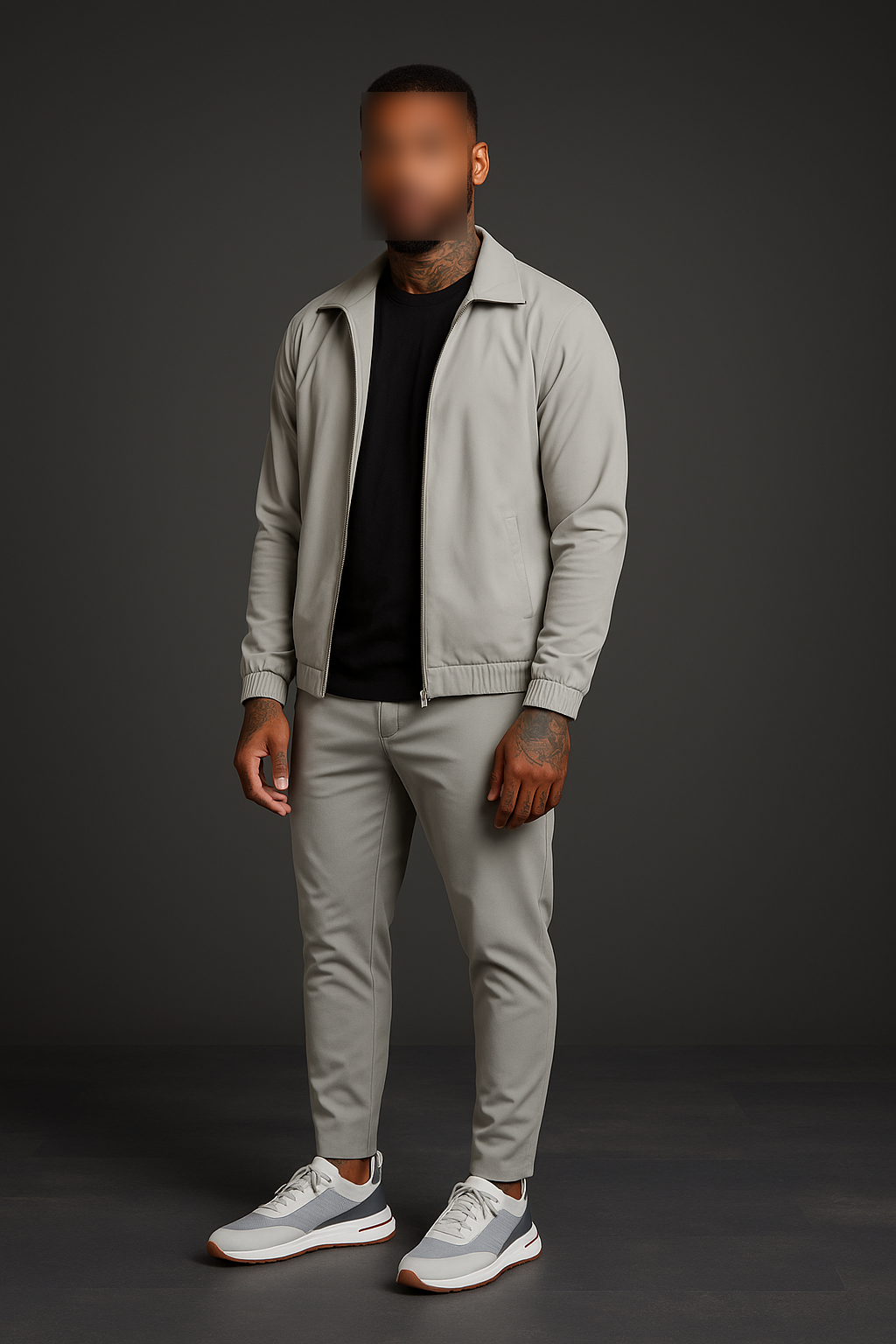 PEARL-GREY UTILITY SUIT