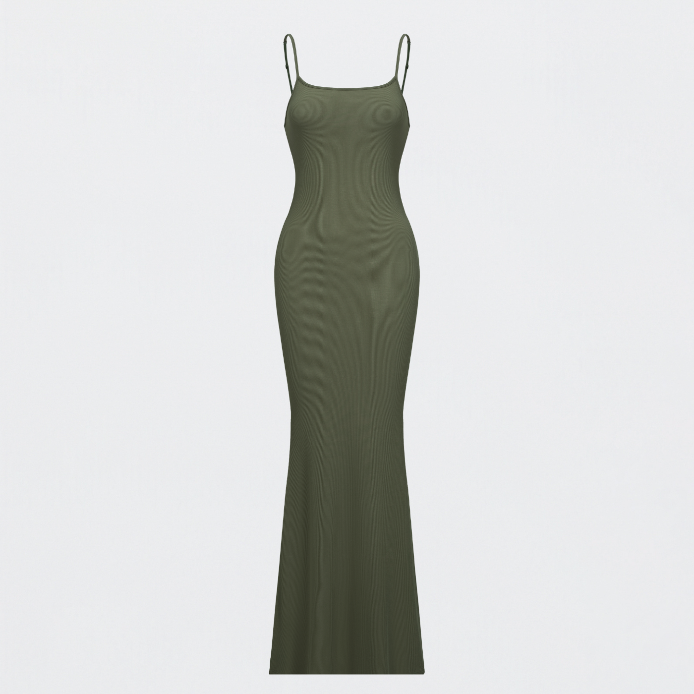Robe maxi à bretelles côtelées - Offre exclusive